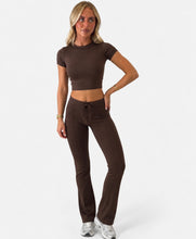 Load image into Gallery viewer, Brown Aisling Tie-Waist Trousers Co-ord
