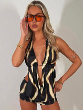 Load image into Gallery viewer, Mocha Saoirse Halter Co-Ord
