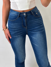 Load image into Gallery viewer, Mid Blue Matilda High-Waisted Skinny Jeans
