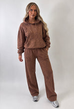 Load image into Gallery viewer, Brown Maeve Washed Tracksuit
