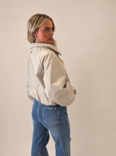 Load image into Gallery viewer, Cream Sandra High-Neck Jacket
