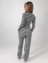 Load image into Gallery viewer, Black &amp; White Masie Striped Co-Ord Set

