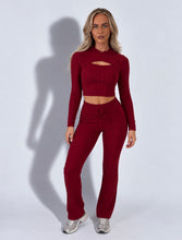 Load image into Gallery viewer, Red Amara Ribbed Co-Ord
