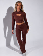 Load image into Gallery viewer, Brown Amara Ribbed Co-Ord
