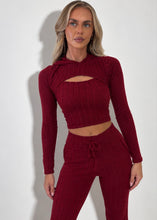 Load image into Gallery viewer, Red Amara Ribbed Co-Ord
