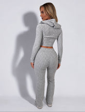 Load image into Gallery viewer, Grey Amara Ribbed Co-Ord
