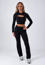 Load image into Gallery viewer, Black Amara Ribbed Co-Ord
