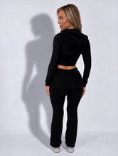 Load image into Gallery viewer, Black Amara Ribbed Co-Ord

