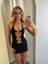 Load image into Gallery viewer, Black Alex Cut Out Dress

