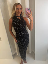 Load image into Gallery viewer, Black Kaitlyn One Shoulder Maxi Dress
