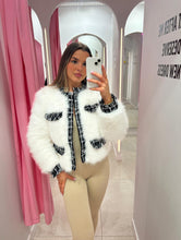 Load image into Gallery viewer, White Laura Faux Fur Jacket
