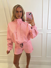 Load image into Gallery viewer, Pink Ciara Polka Dot Lounge Co-Ord
