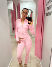 Load image into Gallery viewer, Baby Pink Ali Ruched Co Ord
