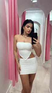 White Emma Corset Co-Ord