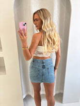 Load image into Gallery viewer, Denim Shannon Belt Skirt
