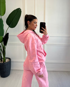Pink Emory Cross Tracksuit