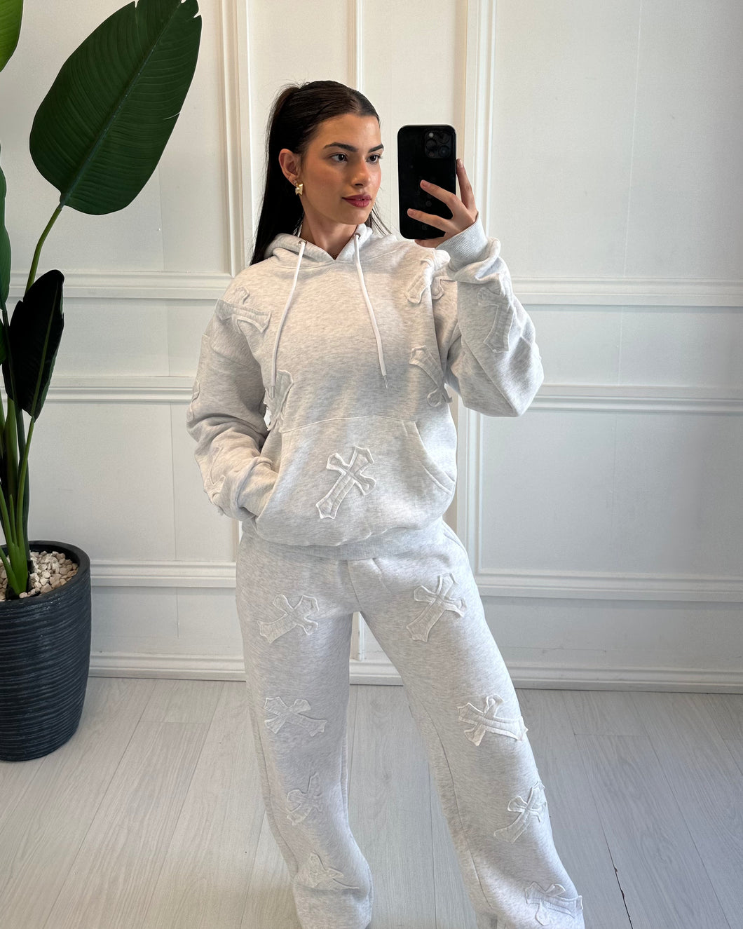 Grey Emory Cross Tracksuit
