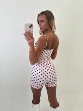Load image into Gallery viewer, Pink Aoife Polka Dot Playsuit
