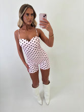 Load image into Gallery viewer, Pink Aoife Polka Dot Playsuit
