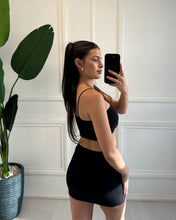 Load image into Gallery viewer, Black Breanna Knot Co-Ord
