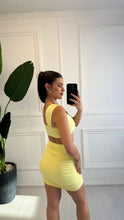 Load image into Gallery viewer, Yellow Arabella Gold Love Heart Buckle Co Ord

