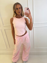 Load image into Gallery viewer, Pink Elsie Diamond Pocket Co-ord
