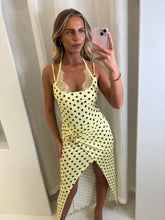 Load image into Gallery viewer, Yellow Elanor Polka Dot Bodysuit
