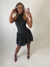 Load image into Gallery viewer, Black Liz Polka Dot Dress

