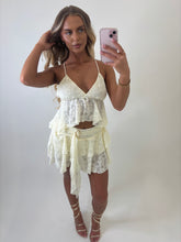 Load image into Gallery viewer, Baby Yellow Stefany Lace Co-ord
