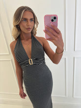 Load image into Gallery viewer, Black Brigid Maxi Dress
