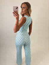 Load image into Gallery viewer, Blue Ellen Polka Dot Co-ord

