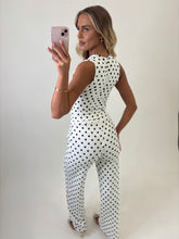 Load image into Gallery viewer, White Ellen Polka Dot Co-ord
