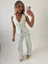 Load image into Gallery viewer, White Ellen Polka Dot Co-ord
