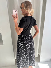 Load image into Gallery viewer, Black Jennifer Polka Dot Dress
