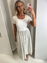 Load image into Gallery viewer, White Jennifer Polka Dot Maxi Dress
