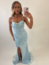 Load image into Gallery viewer, Blue Chloe Event Dress
