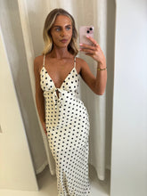 Load image into Gallery viewer, White Teagan Polka Dot Dress
