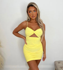 Lemon Eden Twist Dress