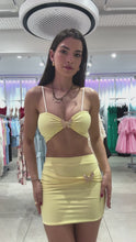 Load and play video in Gallery viewer, Yellow Lylah Butterfly Co ord
