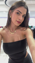 Load and play video in Gallery viewer, Black Emma Corset Co-Ord
