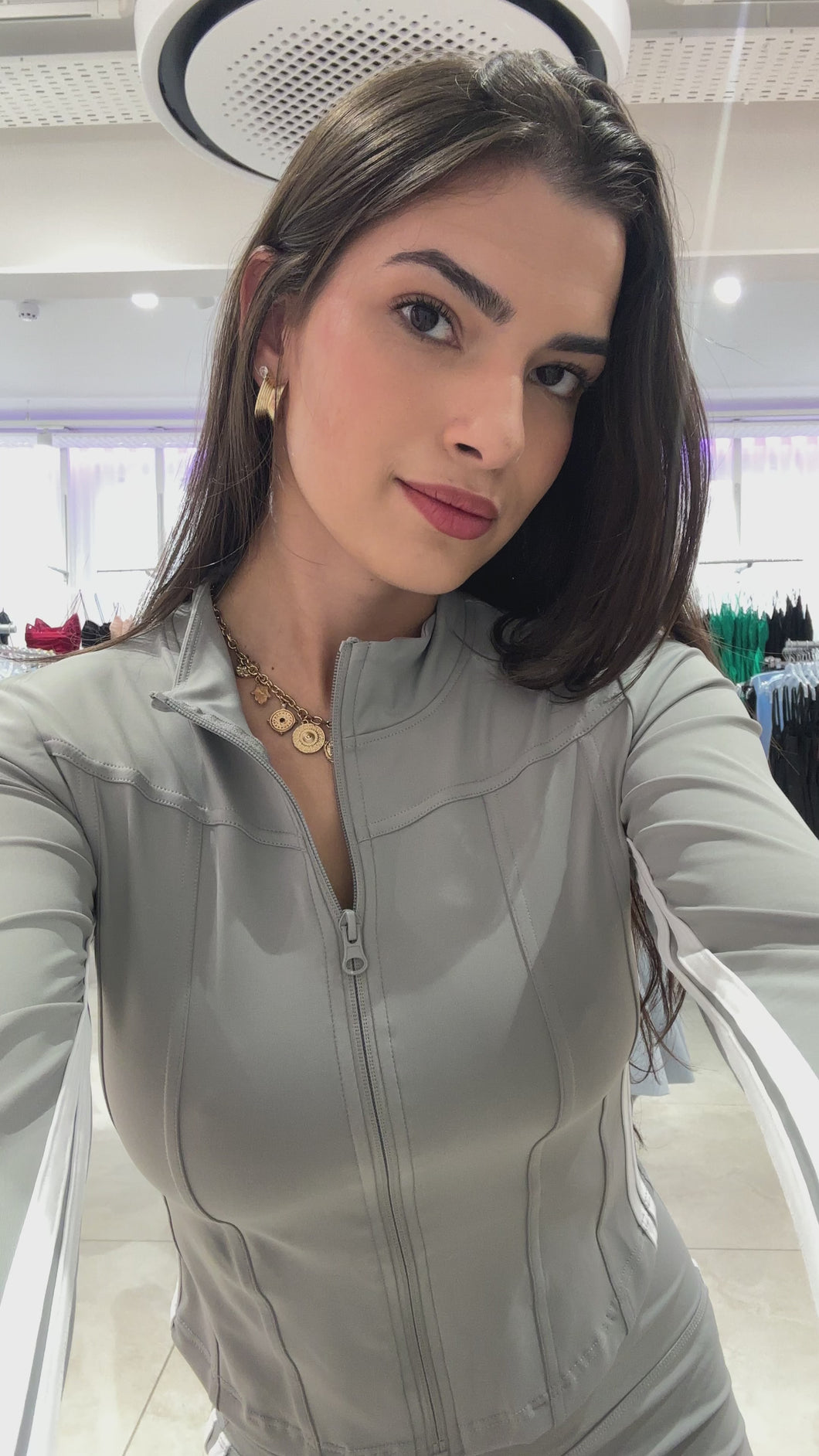 Grey Millie Striped Co-Ord