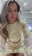 Load and play video in Gallery viewer, Yellow Faye Floral Print Co ord
