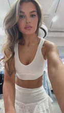 Load and play video in Gallery viewer, White Grace Lace Co-Ord
