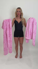 Load and play video in Gallery viewer, Pink Acid Wash Tiffany Cross Tracksuit

