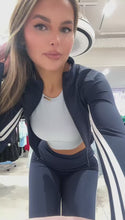 Load and play video in Gallery viewer, Navy Millie Striped Co-Ord
