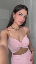 Load and play video in Gallery viewer, Baby Pink Eden Twist Dress
