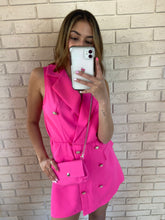 Load image into Gallery viewer, Hot Pink Kayleigh Playsuit with Matching Bag
