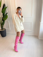Load image into Gallery viewer, Pink Maisy Knee High Heeled Boot
