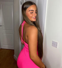 Load image into Gallery viewer, Hot Pink Gemma Cut Out Mini Dress
