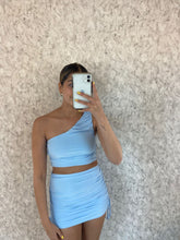Load image into Gallery viewer, Baby Blue Kim Crop Top
